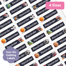 Load image into Gallery viewer, Custom Personalized Waterproof Name Label Sticker, Name Labels Name Stickers, Name Label Stickers for Kids School Daycare Camp, Stick On Labels, Iron On Labels, Shoe Labels, Shoe Stickers, Labels for Shoes, Stickers for Shoes, Clothing Labels, Clothing Stickers, Gift for Kids, Back to School
