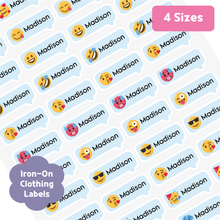 Load image into Gallery viewer, Custom Personalized Waterproof Name Label Sticker, Name Labels Name Stickers, Name Label Stickers for Kids School Daycare Camp, Stick On Labels, Iron On Labels, Shoe Labels, Shoe Stickers, Labels for Shoes, Stickers for Shoes, Clothing Labels, Clothing Stickers, Gift for Kids, Back to School
