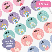 Load image into Gallery viewer, Custom Personalized Waterproof Name Label Sticker, Name Labels Name Stickers, Name Label Stickers for Kids School Daycare Camp, Stick On Labels, Iron On Labels, Shoe Labels, Shoe Stickers, Labels for Shoes, Stickers for Shoes, Clothing Labels, Clothing Stickers, Gift for Kids, Back to School
