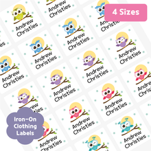 Load image into Gallery viewer, Custom Personalized Waterproof Name Label Sticker, Name Labels Name Stickers, Name Label Stickers for Kids School Daycare Camp, Stick On Labels, Iron On Labels, Shoe Labels, Shoe Stickers, Labels for Shoes, Stickers for Shoes, Clothing Labels, Clothing Stickers, Gift for Kids, Back to School
