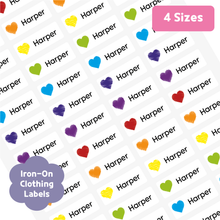 Load image into Gallery viewer, Custom Personalized Waterproof Name Label Sticker, Name Labels Name Stickers, Name Label Stickers for Kids School Daycare Camp, Stick On Labels, Iron On Labels, Shoe Labels, Shoe Stickers, Labels for Shoes, Stickers for Shoes, Clothing Labels, Clothing Stickers, Gift for Kids, Back to School
