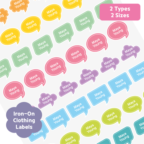 Custom Personalized Waterproof Name Label Sticker, Name Labels Name Stickers, Name Label Stickers for Kids School Daycare Camp, Stick On Labels, Iron On Labels, Shoe Labels, Shoe Stickers, Labels for Shoes, Stickers for Shoes, Clothing Labels, Clothing Stickers, Gift for Kids, Back to School