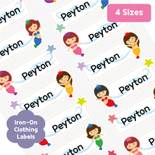 Load image into Gallery viewer, Custom Personalized Waterproof Name Label Sticker, Name Labels Name Stickers, Name Label Stickers for Kids School Daycare Camp, Stick On Labels, Iron On Labels, Shoe Labels, Shoe Stickers, Labels for Shoes, Stickers for Shoes, Clothing Labels, Clothing Stickers, Gift for Kids, Back to School
