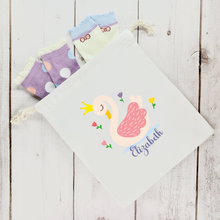 Load image into Gallery viewer, Canvas Cotton Drawstring Pouch Bag, Backpack, Tote Bag, Zippered Bag, Shoulder Bag, Handbag, Shopper Bag, Custom Personalized Sack, Pouch Bag, Lunch Bag, Clothing Bag, Shoes Bag, Snack Bag, for Kids, School, Daycare, Camp
