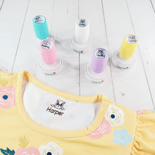 Load image into Gallery viewer, Custom Personalized Clothing Stamp, Kids Stamp, Name Stamp, Clothes Stamp, Fabric Stamp, Textile Stamp, School Stamps, Daycare Stamp, Camp Stamp, Self-Inking Stamp, Gift for Kids, Back to School
