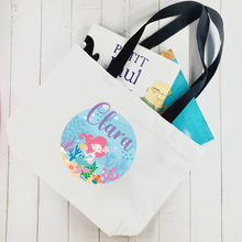 Load image into Gallery viewer, Cotton Canvas Pouch Bag Custom Personalized Tote Bag, Zippered Bag, Shoulder Bag, Handbag, Shopper Bag, Pouch Bag, Lunch Bag, Snack Bag, Sack, Clothing Bag, Shoes Bag for Kids, School, Daycare, Camp
