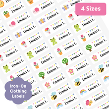 Load image into Gallery viewer, Custom Personalized Waterproof Name Label Sticker, Name Labels Name Stickers, Name Label Stickers for Kids School Daycare Camp, Stick On Labels, Iron On Labels, Shoe Labels, Shoe Stickers, Labels for Shoes, Stickers for Shoes, Clothing Labels, Clothing Stickers, Gift for Kids, Back to School
