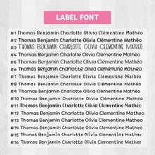 Load image into Gallery viewer, Standard Waterproof Name Label Stickers - Vehicle on the Road
