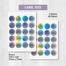 Load image into Gallery viewer, Custom Personalized Waterproof Name Label Sticker, Name Labels Name Stickers, Name Label Stickers for Kids School Daycare Camp, Stick On Labels, Iron On Labels, Shoe Labels, Shoe Stickers, Labels for Shoes, Stickers for Shoes, Clothing Labels, Clothing Stickers, Gift for Kids, Back to School
