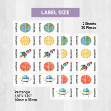 Load image into Gallery viewer, Custom Personalized Waterproof Name Label Sticker, Name Labels Name Stickers, Name Label Stickers for Kids School Daycare Camp, Stick On Labels, Iron On Labels, Shoe Labels, Shoe Stickers, Labels for Shoes, Stickers for Shoes, Clothing Labels, Clothing Stickers, Gift for Kids, Back to School
