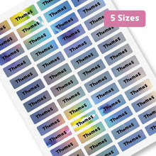 Load image into Gallery viewer, Custom Personalized Waterproof Name Label Sticker, Name Labels Name Stickers, Name Label Stickers for Kids School Daycare Camp, Stick On Labels, Iron On Labels, Shoe Labels, Shoe Stickers, Labels for Shoes, Stickers for Shoes, Clothing Labels, Clothing Stickers, Gift for Kids, Back to School
