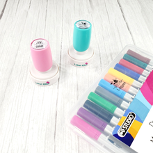 Load image into Gallery viewer, Custom Stamp, Personalized Stamp, Kids Stamp, Name Stamp, School Stamps, Daycare Stamp, Camp Stamp, Gift for Kids, Back to School, Royalty Customer Card Stamp, Coupon Card Stamp,
