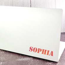 Load image into Gallery viewer, Vinyl Decal Sticker, Custom Personalized Waterproof Decal for Tumbler, Bottle, Laptop, Bicycle, Helmet, Name Label, Label Sticker, Name Decal, Kids Label, Kids Sticker, Kids Decal for Kids, School, Daycare, Camp
