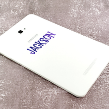 Load image into Gallery viewer, Vinyl Decal Sticker, Custom Personalized Waterproof Decal for Tumbler, Bottle, Laptop, Bicycle, Helmet, Name Label, Label Sticker, Name Decal, Kids Label, Kids Sticker, Kids Decal for Kids, School, Daycare, Camp
