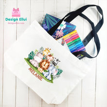 Load image into Gallery viewer, custom bag, personalized bag, cotton bag, canvas bag, cotton pouch, pouch bag, cotton canvas pouch bag, zipper bag, zippered bag, shoulder bag, shopper bag, handbag, tote bag, diaper bag, eco bag, snack bag, lunch bag, shoe bag, clothes bag, cosmetic bag, toiletry bag, custom cosmetic bag, personalized cosmetic bag, canvas drawstring bag, drawstring pouch, backpack, kids, school, kinder, daycare, camp
