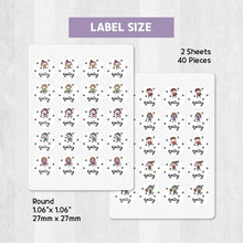 Load image into Gallery viewer, Stick-On Clothing Name Label Stickers - Children
