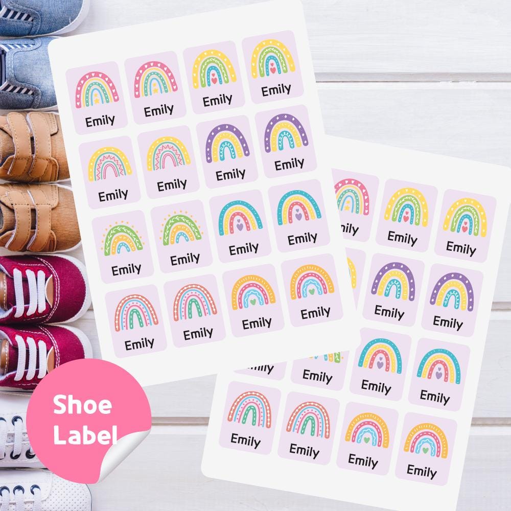 Custom Personalized Waterproof Name Label Sticker, Name Labels Name Stickers, Name Label Stickers for Kids School Daycare Camp, Stick On Labels, Iron On Labels, Shoe Labels, Shoe Stickers, Labels for Shoes, Stickers for Shoes, Clothing Labels, Clothing Stickers, Gift for Kids, Back to School
