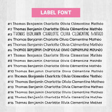 Load image into Gallery viewer, Name Labels, Name Stickers, Custom Labels, Personalized Labels, Waterproof Label Stickers

