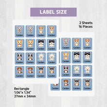 Load image into Gallery viewer, Custom Personalized Waterproof Name Label Sticker, Name Labels Name Stickers, Name Label Stickers for Kids School Daycare Camp, Stick On Labels, Iron On Labels, Shoe Labels, Shoe Stickers, Labels for Shoes, Stickers for Shoes, Clothing Labels, Clothing Stickers, Gift for Kids, Back to School
