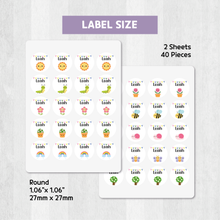 Load image into Gallery viewer, Custom Personalized Waterproof Name Label Sticker, Name Labels Name Stickers, Name Label Stickers for Kids School Daycare Camp, Stick On Labels, Iron On Labels, Shoe Labels, Shoe Stickers, Labels for Shoes, Stickers for Shoes, Clothing Labels, Clothing Stickers, Gift for Kids, Back to School
