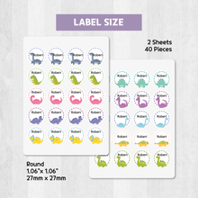 Load image into Gallery viewer, Custom Personalized Waterproof Name Label Sticker, Name Labels Name Stickers, Name Label Stickers for Kids School Daycare Camp, Stick On Labels, Iron On Labels, Shoe Labels, Shoe Stickers, Labels for Shoes, Stickers for Shoes, Clothing Labels, Clothing Stickers, Gift for Kids, Back to School
