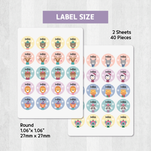 Load image into Gallery viewer, Custom Personalized Waterproof Name Label Sticker, Name Labels Name Stickers, Name Label Stickers for Kids School Daycare Camp, Stick On Labels, Iron On Labels, Shoe Labels, Shoe Stickers, Labels for Shoes, Stickers for Shoes, Clothing Labels, Clothing Stickers, Gift for Kids, Back to School
