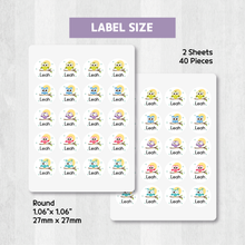 Load image into Gallery viewer, Custom Personalized Waterproof Name Label Sticker, Name Labels Name Stickers, Name Label Stickers for Kids School Daycare Camp, Stick On Labels, Iron On Labels, Shoe Labels, Shoe Stickers, Labels for Shoes, Stickers for Shoes, Clothing Labels, Clothing Stickers, Gift for Kids, Back to School
