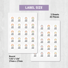 Load image into Gallery viewer, Custom Personalized Waterproof Name Label Sticker, Name Labels Name Stickers, Name Label Stickers for Kids School Daycare Camp, Stick On Labels, Iron On Labels, Shoe Labels, Shoe Stickers, Labels for Shoes, Stickers for Shoes, Clothing Labels, Clothing Stickers, Gift for Kids, Back to School

