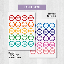 Load image into Gallery viewer, Custom Personalized Waterproof Name Label Sticker, Name Labels Name Stickers, Name Label Stickers for Kids School Daycare Camp, Stick On Labels, Iron On Labels, Shoe Labels, Shoe Stickers, Labels for Shoes, Stickers for Shoes, Clothing Labels, Clothing Stickers, Gift for Kids, Back to School
