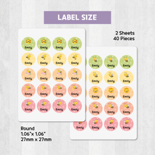 Load image into Gallery viewer, Custom Personalized Waterproof Name Label Sticker, Name Labels Name Stickers, Name Label Stickers for Kids School Daycare Camp, Stick On Labels, Iron On Labels, Shoe Labels, Shoe Stickers, Labels for Shoes, Stickers for Shoes, Clothing Labels, Clothing Stickers, Gift for Kids, Back to School
