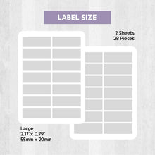 Load image into Gallery viewer, Holographic Metallic Gold Silver Name Labels Name Stickers, Custom Name Label Sticker, Personalized Label Sticker, Name Label, Name Sticker, Waterproof Stickers Waterproof Labels, for Kids, School, Daycare, Camp
