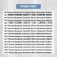 Load image into Gallery viewer, Custom Stamp, Personalized Stamp, Kids Stamp, Name Stamp, School Stamps, Daycare Stamp, Camp Stamp, Gift for Kids, Back to School, Royalty Customer Card Stamp, Coupon Card Stamp,
