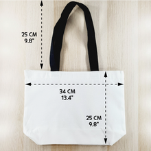 Load image into Gallery viewer, Cotton Canvas Pouch Bag Custom Personalized Tote Bag, Zippered Bag, Shoulder Bag, Handbag, Shopper Bag, Pouch Bag, Lunch Bag, Snack Bag, Sack, Clothing Bag, Shoes Bag for Kids, School, Daycare, Camp
