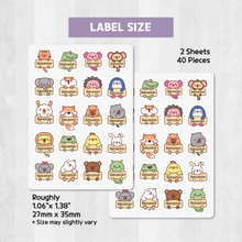 Load image into Gallery viewer, Custom Personalized Waterproof Name Label Sticker, Name Labels Name Stickers, Name Label Stickers for Kids School Daycare Camp, Stick On Labels, Iron On Labels, Shoe Labels, Shoe Stickers, Labels for Shoes, Stickers for Shoes, Clothing Labels, Clothing Stickers, Gift for Kids, Back to School
