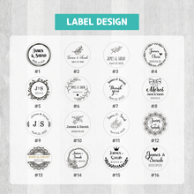 Load image into Gallery viewer, Clear Foil Labels, Custom Personalized Transparent Foiled Name Labels, Waterproof Stickers, Name Label Stickers for Kids, School, Daycare, Camp, Foil Stickers Wedding Invitation Card Seals Seal Stickers
