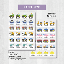 Load image into Gallery viewer, Custom Personalized Waterproof Name Label Sticker, Name Labels Name Stickers, Name Label Stickers for Kids School Daycare Camp, Stick On Labels, Iron On Labels, Shoe Labels, Shoe Stickers, Labels for Shoes, Stickers for Shoes, Clothing Labels, Clothing Stickers, Gift for Kids, Back to School
