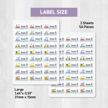 Load image into Gallery viewer, Custom Personalized Waterproof Name Label Sticker, Name Labels Name Stickers, Name Label Stickers for Kids School Daycare Camp, Stick On Labels, Iron On Labels, Shoe Labels, Shoe Stickers, Labels for Shoes, Stickers for Shoes, Clothing Labels, Clothing Stickers, Gift for Kids, Back to School
