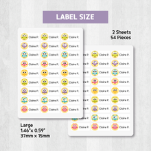 Load image into Gallery viewer, Custom Personalized Waterproof Name Label Sticker, Name Labels Name Stickers, Name Label Stickers for Kids School Daycare Camp, Stick On Labels, Iron On Labels, Shoe Labels, Shoe Stickers, Labels for Shoes, Stickers for Shoes, Clothing Labels, Clothing Stickers, Gift for Kids, Back to School
