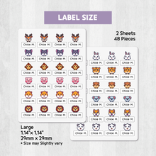 Load image into Gallery viewer, Custom Personalized Waterproof Name Label Sticker, Name Labels Name Stickers, Name Label Stickers for Kids School Daycare Camp, Stick On Labels, Iron On Labels, Shoe Labels, Shoe Stickers, Labels for Shoes, Stickers for Shoes, Clothing Labels, Clothing Stickers, Gift for Kids, Back to School
