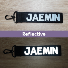 Load image into Gallery viewer, Luggage Tag, Luggage Tags, Bag Tag, Bag Tags, Name Tag, Custom Bag Tag, Custom Luggage Tag, Personalized Bag Tag, Personalized Luggage Tag, Luggage Strap, Backpack Tag, Strap Tag, Name Keychain, Embroidered Tag, for Kids School, Daycare, Camp, Gift
