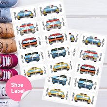 Load image into Gallery viewer, Custom Personalized Waterproof Name Label Sticker, Name Labels Name Stickers, Name Label Stickers for Kids School Daycare Camp, Stick On Labels, Iron On Labels, Shoe Labels, Shoe Stickers, Labels for Shoes, Stickers for Shoes, Clothing Labels, Clothing Stickers, Gift for Kids, Back to School
