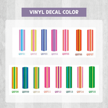 Load image into Gallery viewer, Vinyl Decal Sticker, Custom Personalized Waterproof Decal for Tumbler, Bottle, Laptop, Bicycle, Helmet, Name Label, Label Sticker, Name Decal, Kids Label, Kids Sticker, Kids Decal for Kids, School, Daycare, Camp
