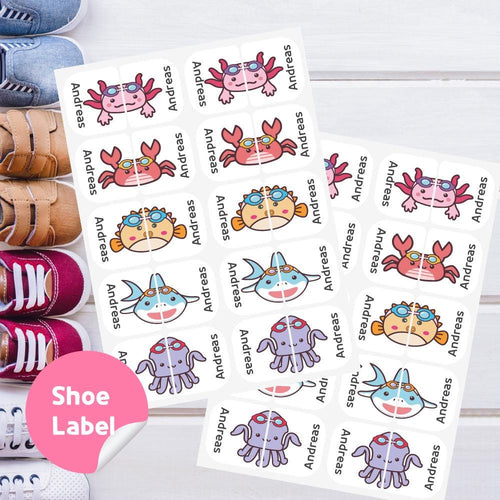 Custom Personalized Waterproof Name Label Sticker, Name Labels Name Stickers, Name Label Stickers for Kids School Daycare Camp, Stick On Labels, Iron On Labels, Shoe Labels, Shoe Stickers, Labels for Shoes, Stickers for Shoes, Clothing Labels, Clothing Stickers, Gift for Kids, Back to School