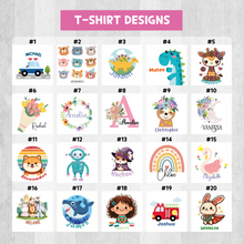 Load image into Gallery viewer, Custom Personalized T Shirts, Tee, Top, Sweatshirt, Hoodie, Custom Print T Shirt, Personalized Print T Shirt with Your Logo, with Your Text, with Your Image for Kids, School, Daycare, Camp, Gift, Family, Sports Team, Group
