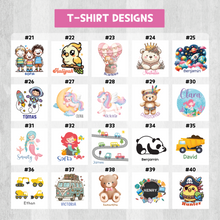 Load image into Gallery viewer, Custom Personalized T Shirts, Tee, Top, Sweatshirt, Hoodie, Custom Print T Shirt, Personalized Print T Shirt with Your Logo, with Your Text, with Your Image for Kids, School, Daycare, Camp, Gift, Family, Sports Team, Group

