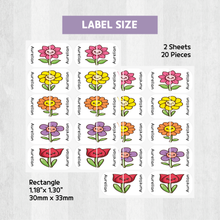 Load image into Gallery viewer, Custom Personalized Waterproof Name Label Sticker, Name Labels Name Stickers, Name Label Stickers for Kids School Daycare Camp, Stick On Labels, Iron On Labels, Shoe Labels, Shoe Stickers, Labels for Shoes, Stickers for Shoes, Clothing Labels, Clothing Stickers, Gift for Kids, Back to School
