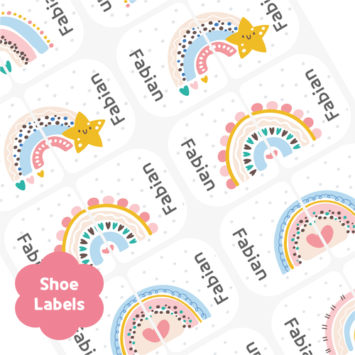 Custom Personalized Waterproof Name Label Sticker, Name Labels Name Stickers, Name Label Stickers for Kids School Daycare Camp, Stick On Labels, Iron On Labels, Shoe Labels, Shoe Stickers, Labels for Shoes, Stickers for Shoes, Clothing Labels, Clothing Stickers, Gift for Kids, Back to School