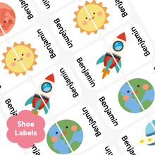 Load image into Gallery viewer, Custom Personalized Waterproof Name Label Sticker, Name Labels Name Stickers, Name Label Stickers for Kids School Daycare Camp, Stick On Labels, Iron On Labels, Shoe Labels, Shoe Stickers, Labels for Shoes, Stickers for Shoes, Clothing Labels, Clothing Stickers, Gift for Kids, Back to School

