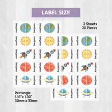 Load image into Gallery viewer, Custom Personalized Waterproof Name Label Sticker, Name Labels Name Stickers, Name Label Stickers for Kids School Daycare Camp, Stick On Labels, Iron On Labels, Shoe Labels, Shoe Stickers, Labels for Shoes, Stickers for Shoes, Clothing Labels, Clothing Stickers, Gift for Kids, Back to School
