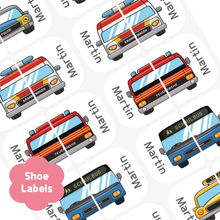 Load image into Gallery viewer, Custom Personalized Waterproof Name Label Sticker, Name Labels Name Stickers, Name Label Stickers for Kids School Daycare Camp, Stick On Labels, Iron On Labels, Shoe Labels, Shoe Stickers, Labels for Shoes, Stickers for Shoes, Clothing Labels, Clothing Stickers, Gift for Kids, Back to School
